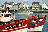 Fishing boats. Guilvinec. Brittany. France