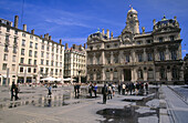 City Hall & Place des Terreaux. Lyon. Rhone Valley. France