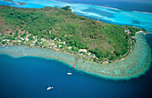Point Povai. Bora Bora. French Polynesia