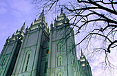 The Mormon Temple. Salt Lake City. Utah. USA