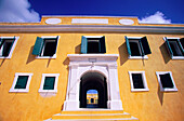 Interior walls of the Fort Christiansvaern in Christiansted. Saint Croix Island. U.S. Virgin Islands