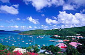 Cruz Bay in Saint John Island. U.S. Virgin Islands