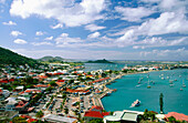 Marigot. Saint Martin. Department of Guadeloupe. Frech West Indies