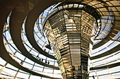 Interior of the Dome (by Norman Foster). The Reichstag. Berlin. Germany