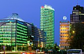 New buildings in Potsdamerplatz in Berlin. Germany