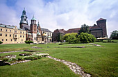 Wawel Cathedral and Castle in Wawel Hill. Krakow. Poland