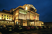 The Grand Theater in Plac Teatralny. Warsaw. Poland