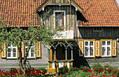 Traditional pomeranian house. Malbork. Pomerania. Poland