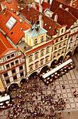 Old Town Square from Old Town Hall Tower. Prague. Czech Republic