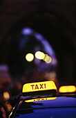 Prague taxi. Czech Republic