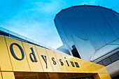 Exterior view of Odyssium science centre. Edmonton. Alberta, Canada