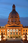 Alberta Provincial Legislature building at dawn. Edmonton. Alberta, Canada