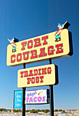 Fort Courage trading post on I-40, Houck. Arizona, USA
