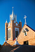 San Felipe de Neri Church founded in 1706, old town Albuquerque. New Mexico, USA