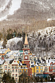 Mont Tremblant ski village. The Laurentians. Quebec. Canada.