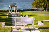 Bahamas, New Providence Island, Nassau: Paradise Island, Versailles Gardens Garden Statues