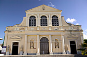 French West Indies (FWI), Guadeloupe, Grande Terre Island, Pointe-a-Pitre: Cathedrale de St-Pierre et St-Paul / Detail