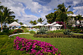 Turks & Caicos, Providenciales Island, Grace Bay: View of Ocean Club Hotel