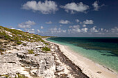 Turks & Caicos, Grand Turk Island, Cockburn Town: East Shore View from Colonel Murray s Hill, Morning