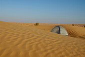 Camping in the desert, Offroad Sahara Desert Tour, Bebel Tembain area, Sahara, Tunisia, Africa, mr