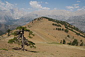 Landscape between Kozluca and Tashan, mountain pass of Divrik Dag, Highlands of Zamanti, Taurus Mountains, Turkey, Europe