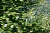 Schloss in der Nähe von Loch Ard, Schottisches Hochland, Scotland, Großbritannien, Europa