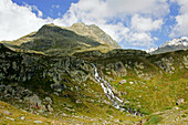 Mountain Landscape in Kaunertal, Tyrol, Austria, Europe