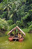 Suedsee Fiji Vitu Levu Sigatoka River Bootstour zum Museumdorf