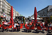 Vienna Naschmarkt street cafe