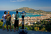 Griechenland Zakynthos Stadt Panoramablick vom  Strani Huegel