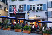 Zurich Niederdorf Restaurant Turm outdoors terasse