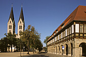 Domplatz, Cathedral Square, Halberstadt, Harz Mountains, Germany