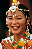 Young tibetan woman