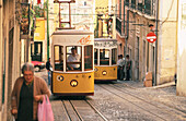 Bica cable car. Lisbon. Portugal