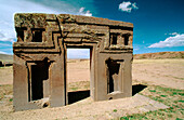 Kalasasaya, Gateway of the Sun. Tiahuanaco ruins. Bolivia