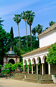 Gardens. Alcazar. Seville. Spain