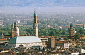 Basilica Palladiana from Monte Berico. Vicenza. Veneto, Italy