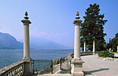 Villa Melzi and Lake Como in Bellagio. Lombardy, Italy