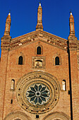 Church of Santa Maria del Carmine in Pavia. Lombardy, Italy