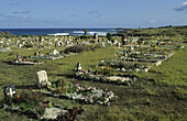 Cemetery. Hanga Roa village. Easter Island. Chile.