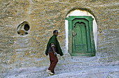 Tcherqos church in the rock. Ethiopia.