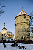 Kiek in de Kök tower in Toompea upper town, Tallinn. Estonia