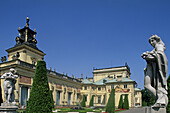 Wilanów Palace built in the 17th century, Warsaw. Poland