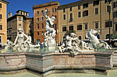 Neptune s Fountain. Piazza Navona. Rome. Italy.