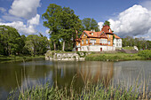 Typical house, Kuressaare. Saaremaa island, Estonia