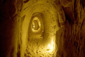 Riezupe sand caves. Kurzeme region, Latvia