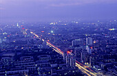 Overview from China Central Radio & TV Tower. Beijing. China.