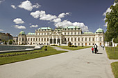 Oberes Belvedere Palace. Southern Façade. Vienna. Austria. 2004.