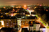 City Center and MG Road West. Evening. Bangalore. Karnataka. India.