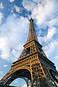 Winter View of the Eiffel Tower. Eiffel Tower Area. Paris. France.